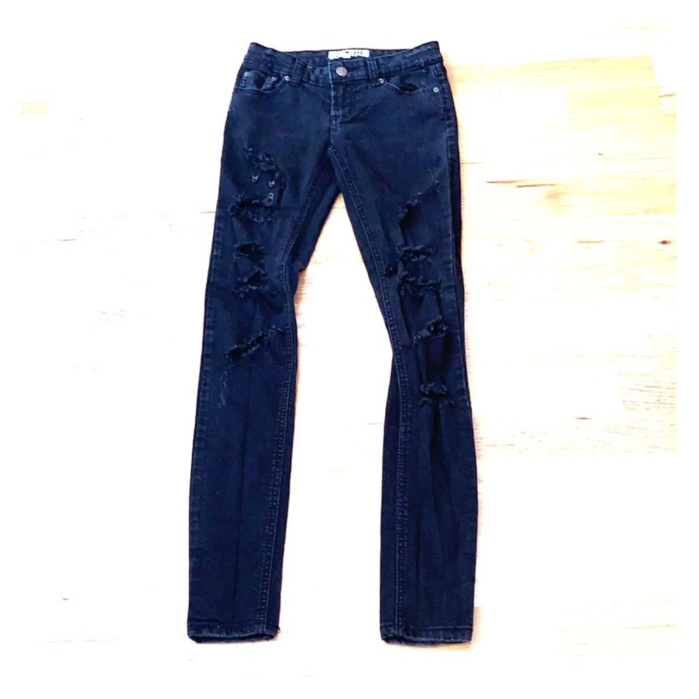 📍FIRM📍’Pins’ ripped distressed skinny jeans - Picture 8 of 16